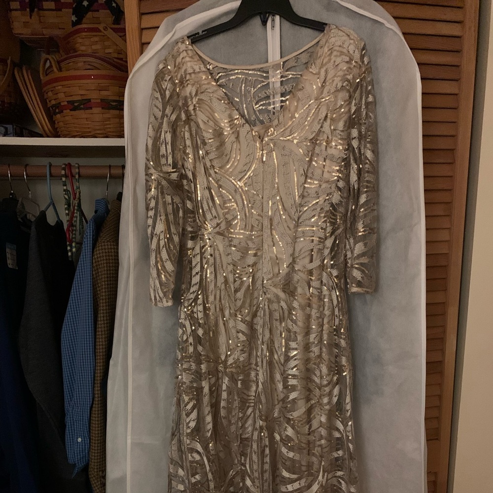 Tahari mermaid gown